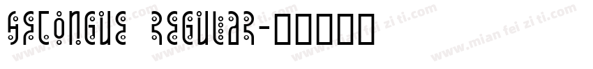 HFTongue Regular字体转换
